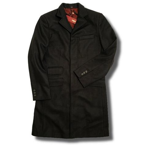 New Merc Mod Skin Wool Retro Overcoat Black Preview